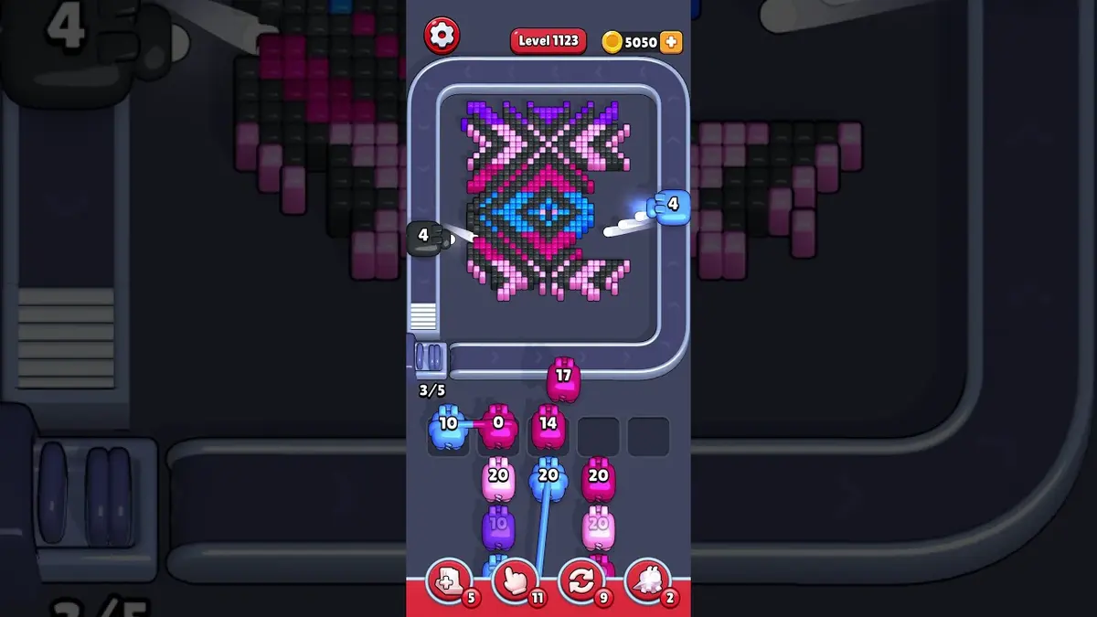 Pixel Flow Level 1123 board preview