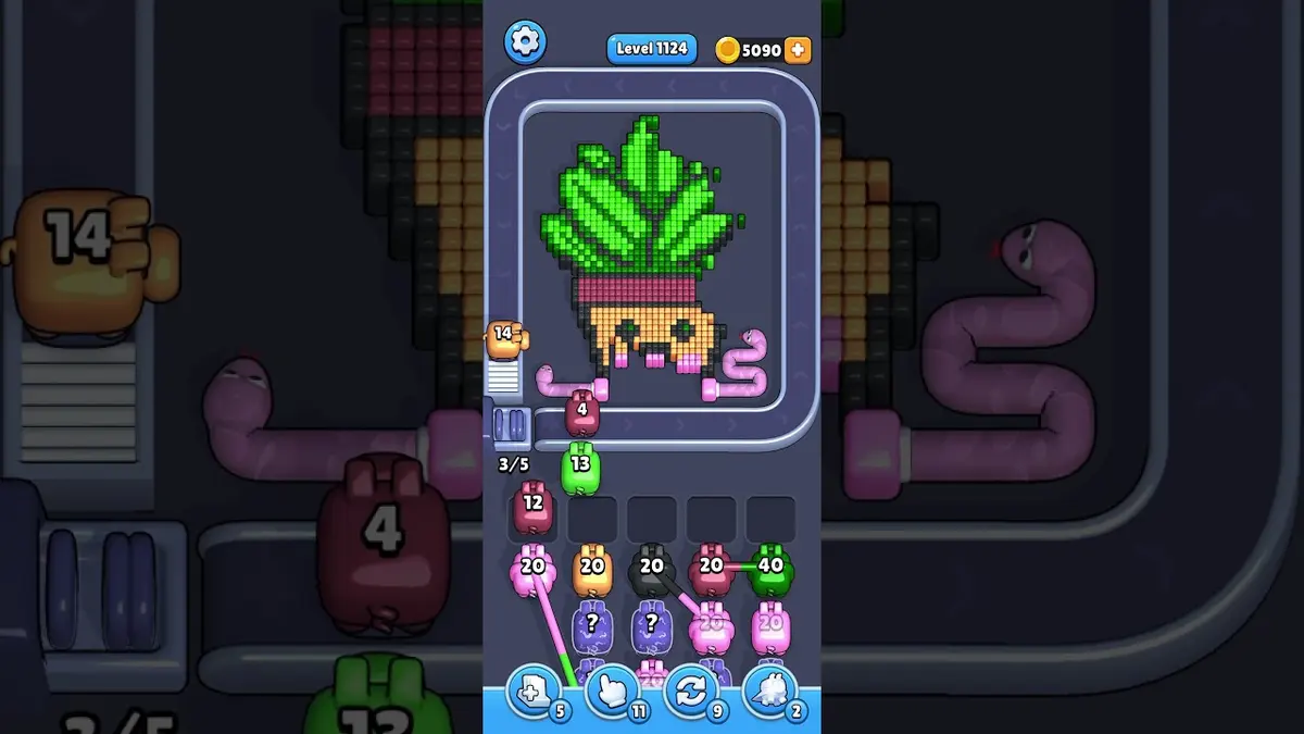 Pixel Flow Level 1124 board preview