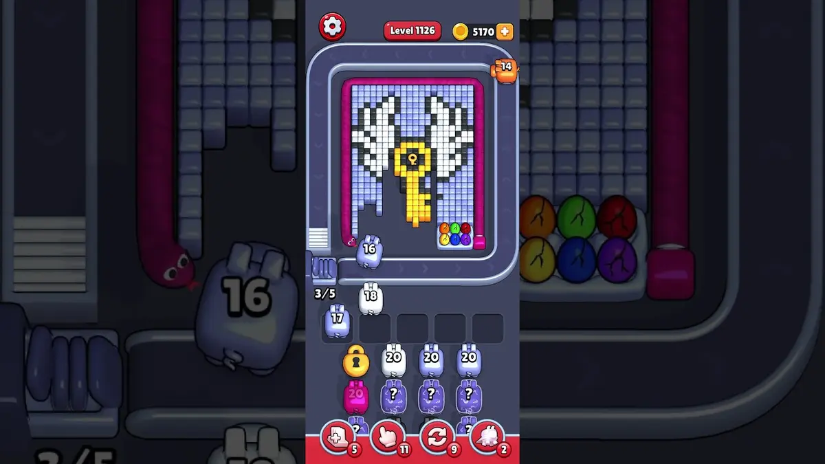 Pixel Flow Level 1126 board preview