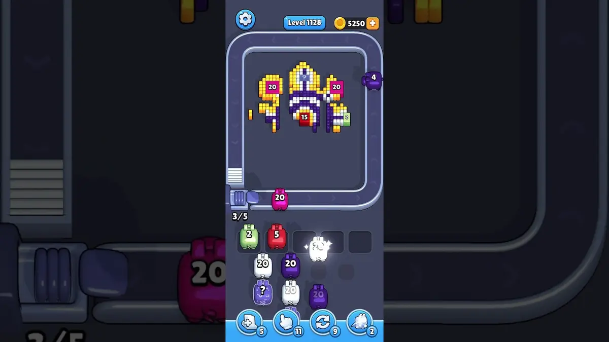 Pixel Flow Level 1128 board preview
