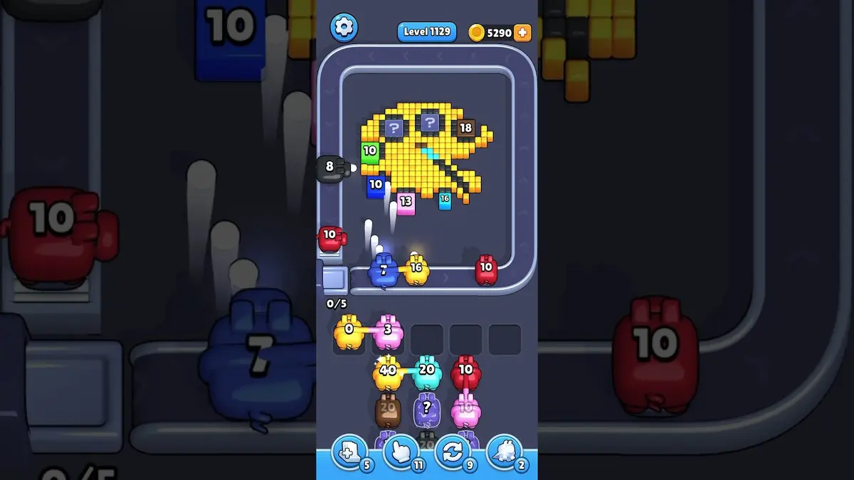 Pixel Flow Level 1129 board preview