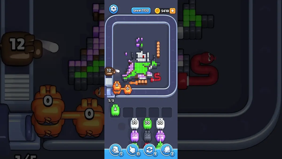Pixel Flow Level 1132 board preview