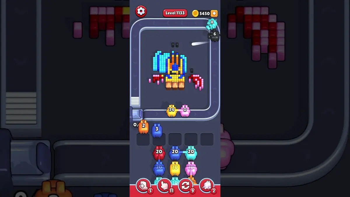 Pixel Flow Level 1133 board preview
