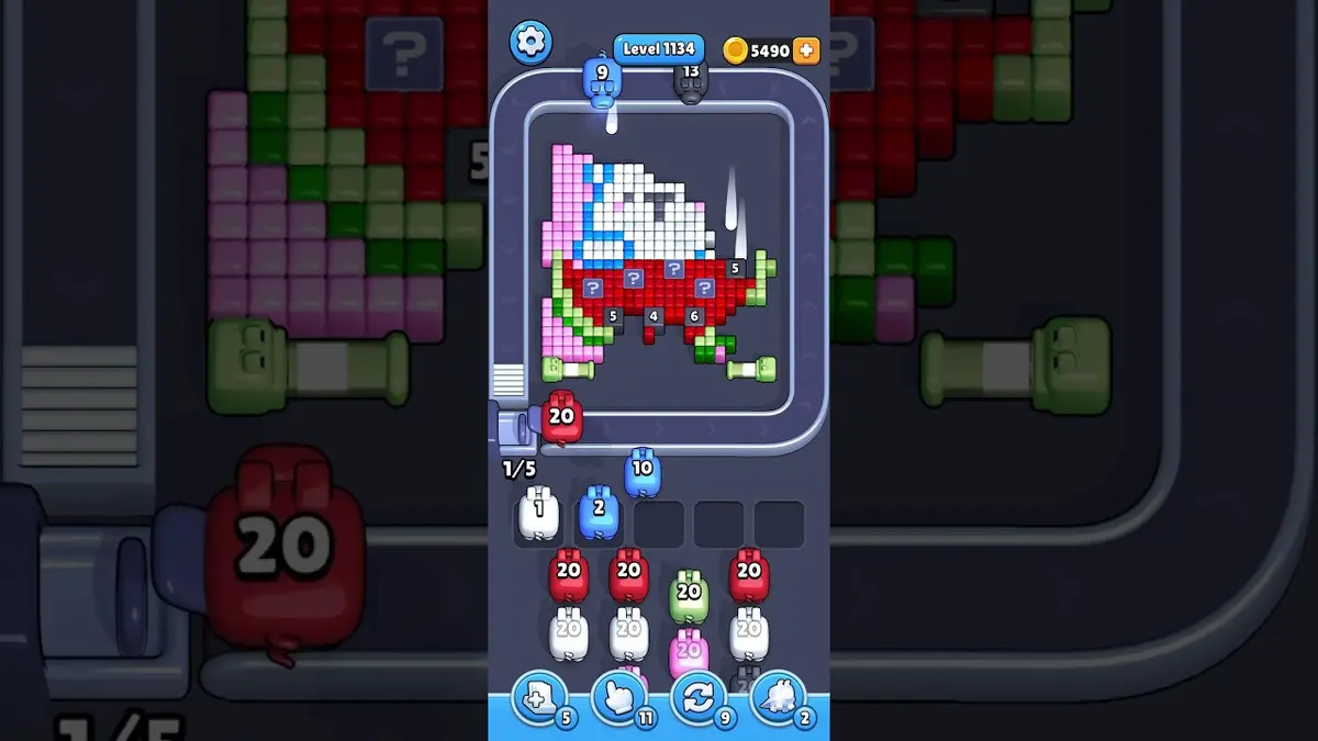 Pixel Flow Level 1134 board preview