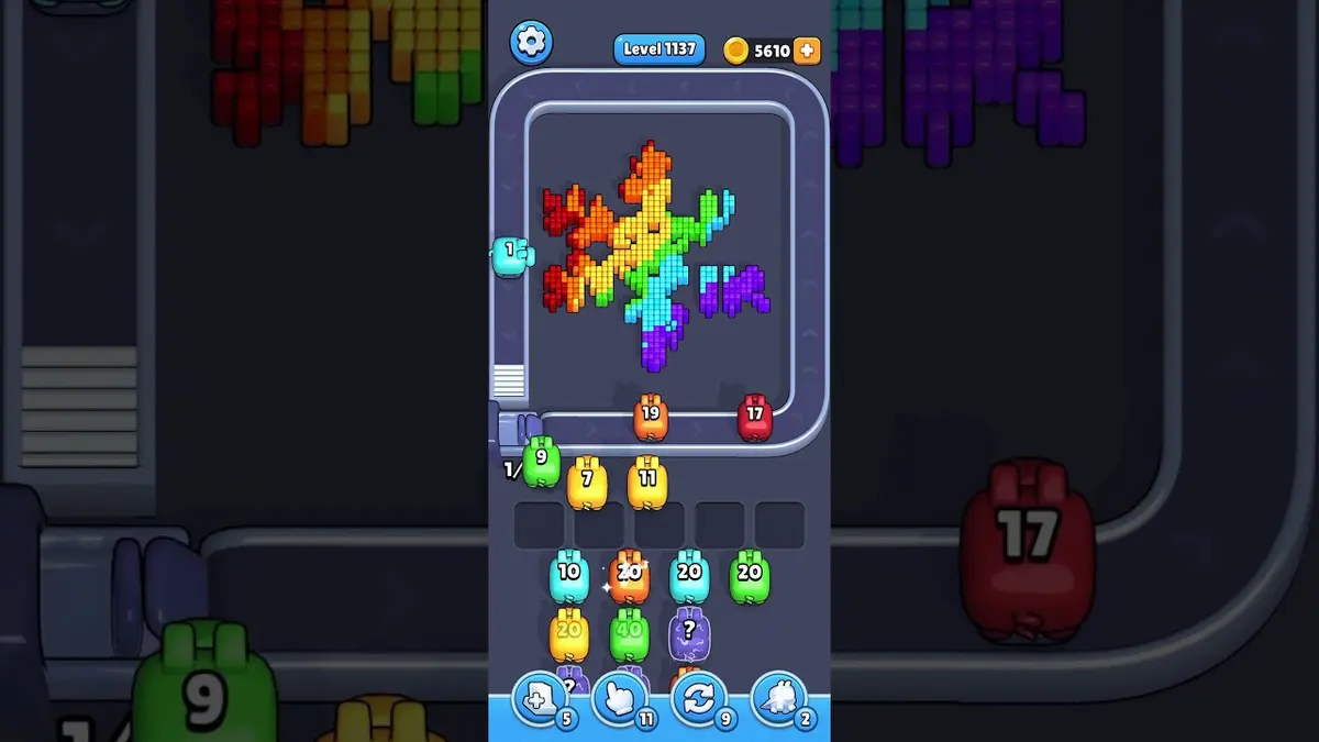 Pixel Flow Level 1137 board preview