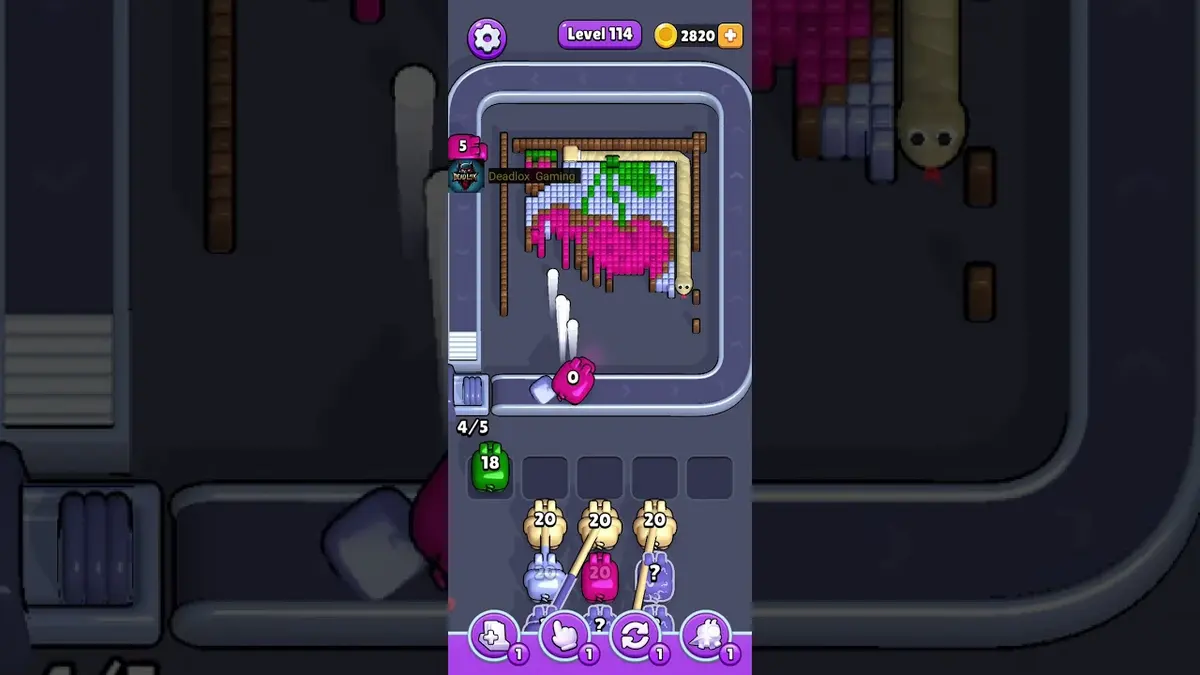 Pixel Flow Level 114 board preview