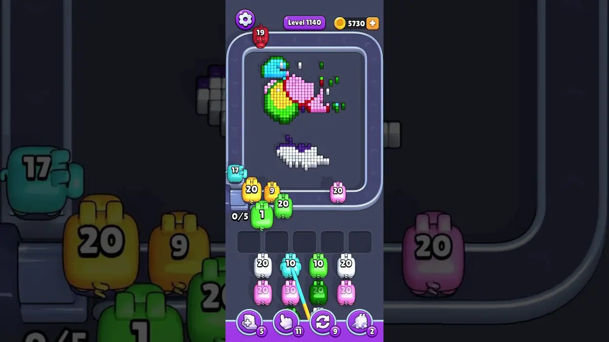 Pixel Flow Level 1140 board preview