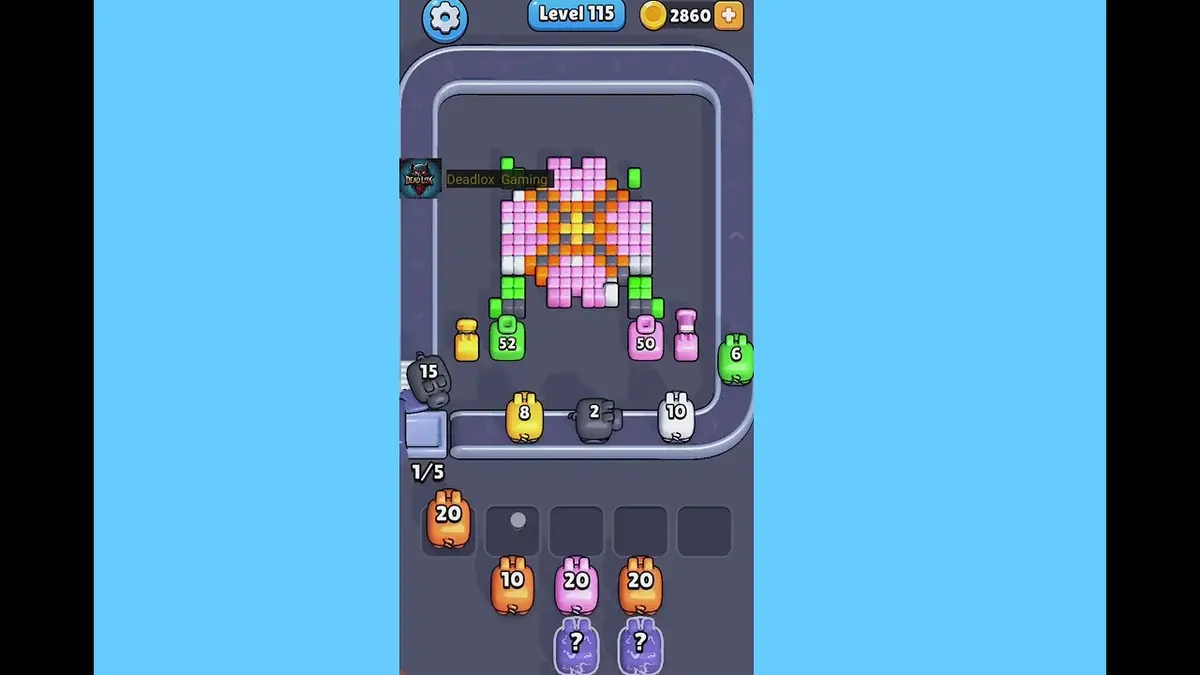 Pixel Flow Level 115 board preview