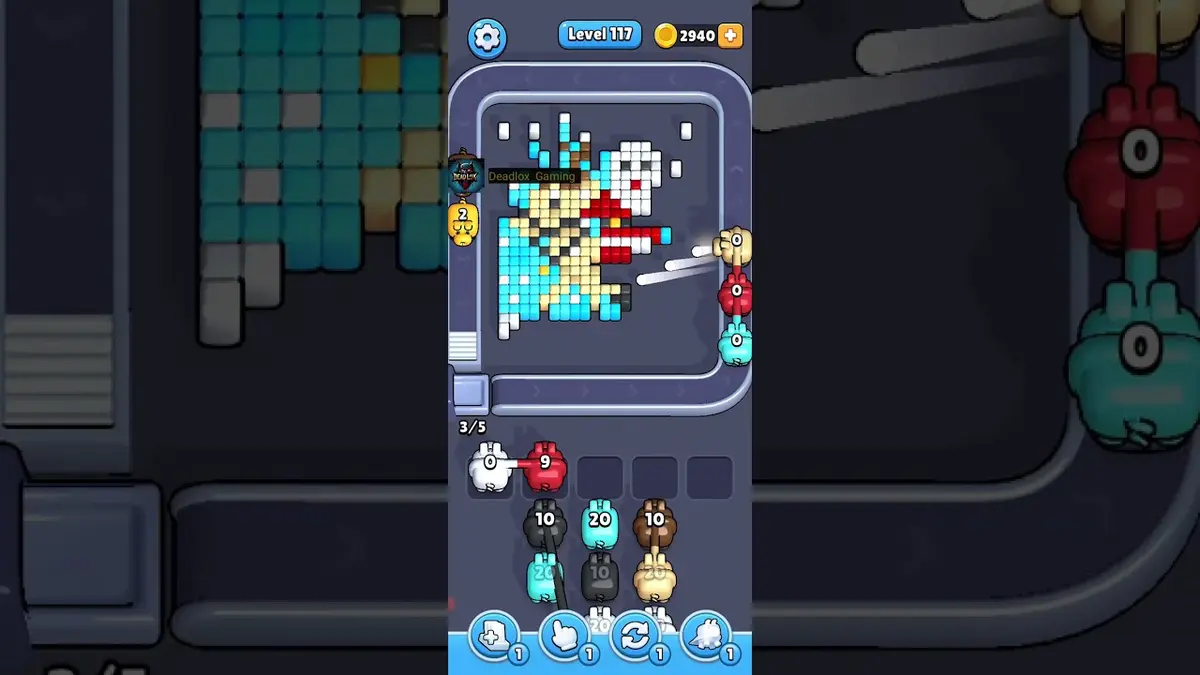 Pixel Flow Level 117 board preview