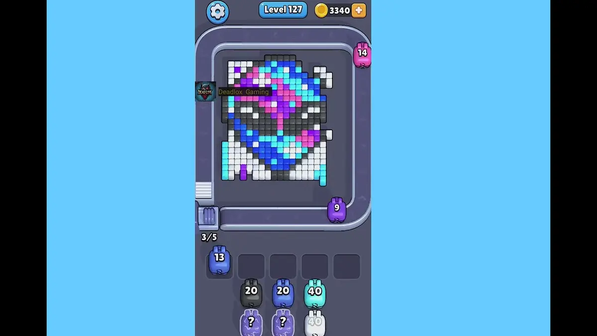 Pixel Flow Level 127 board preview