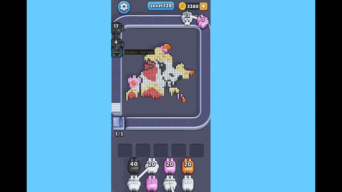 Pixel Flow Level 128 board preview
