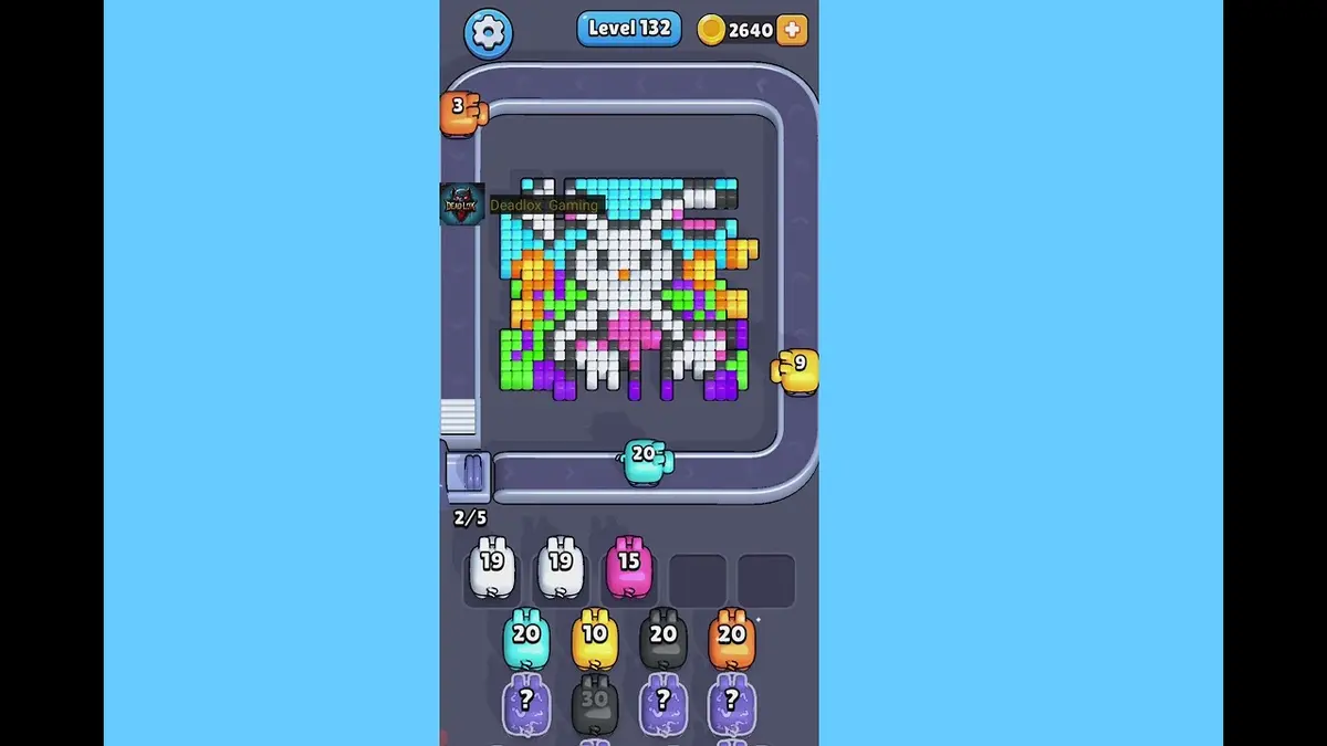 Pixel Flow Level 132 board preview