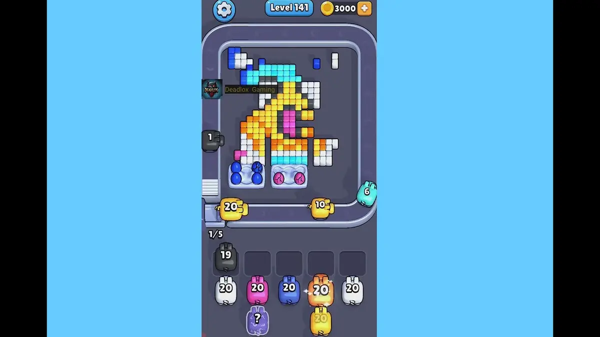 Pixel Flow Level 141 board preview