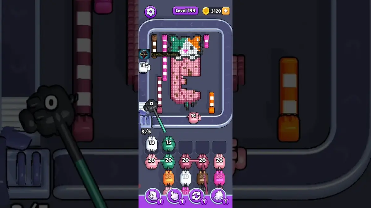 Pixel Flow Level 144 board preview