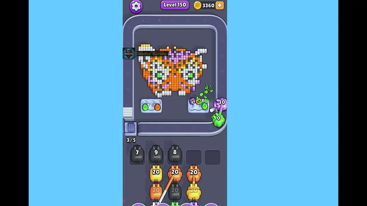 Pixel Flow Level 150 board preview
