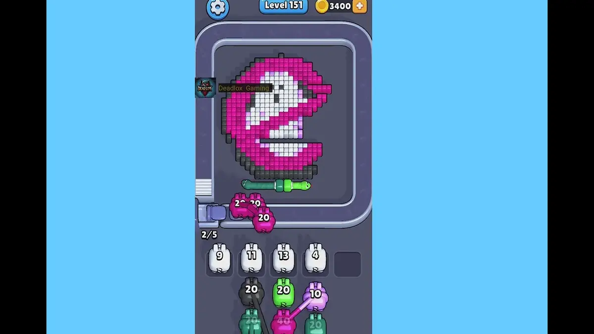 Pixel Flow Level 151 board preview