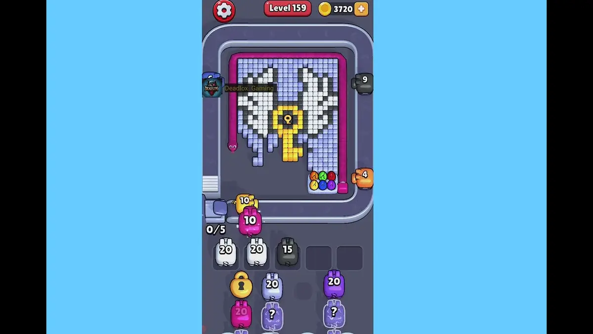 Pixel Flow Level 159 board preview