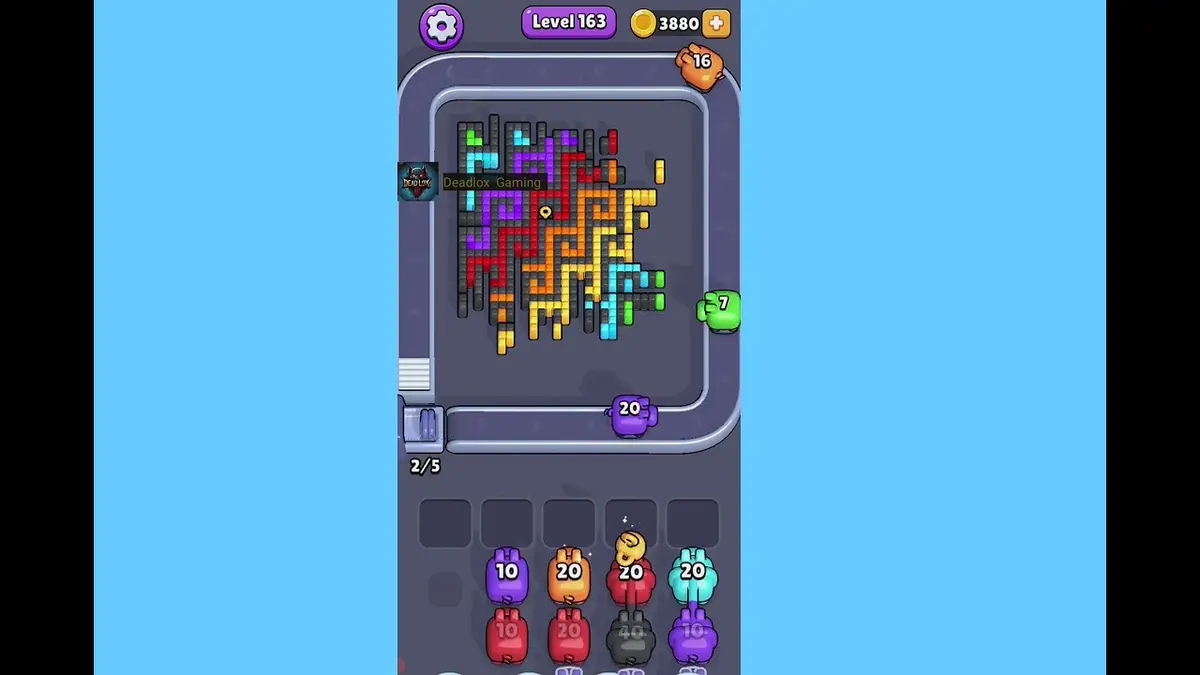 Pixel Flow Level 163 board preview