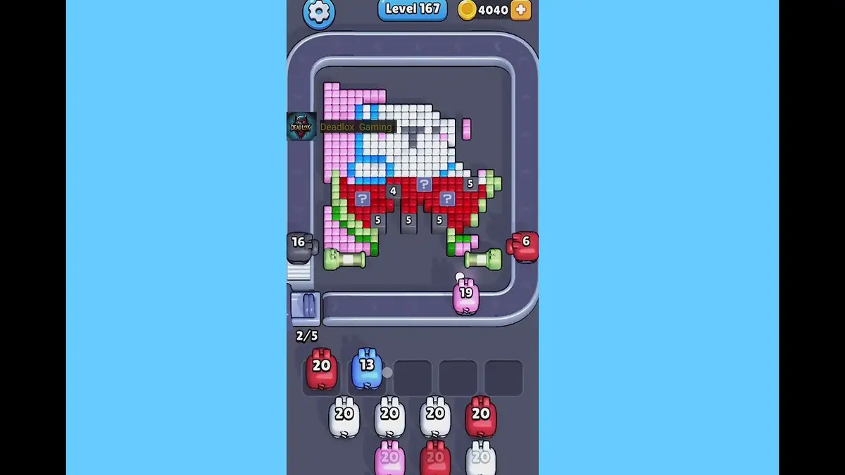 Pixel Flow Level 167 board preview