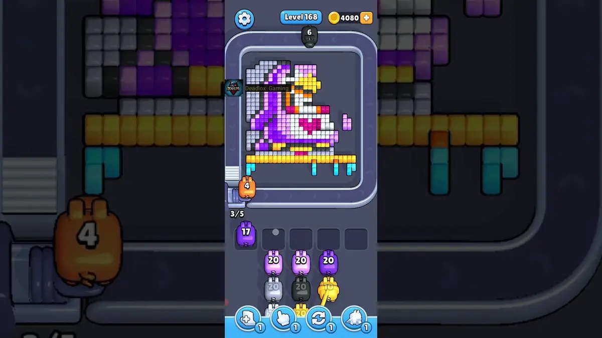 Pixel Flow Level 168 board preview