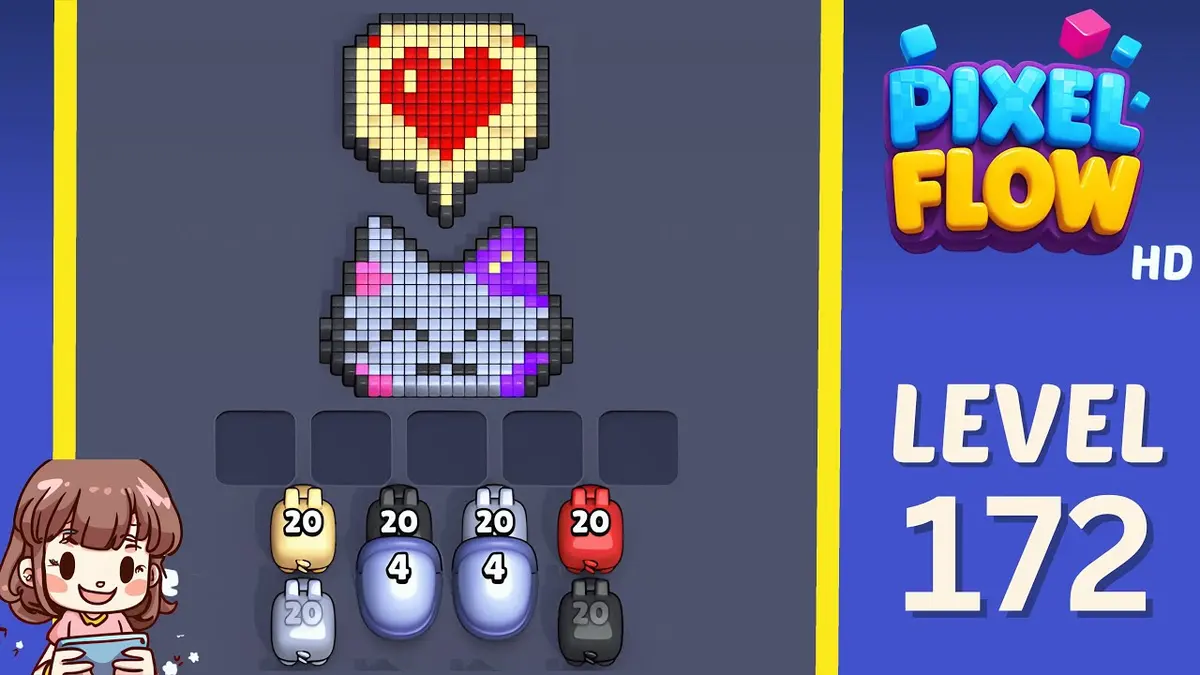 Pixel Flow Level 172 board preview