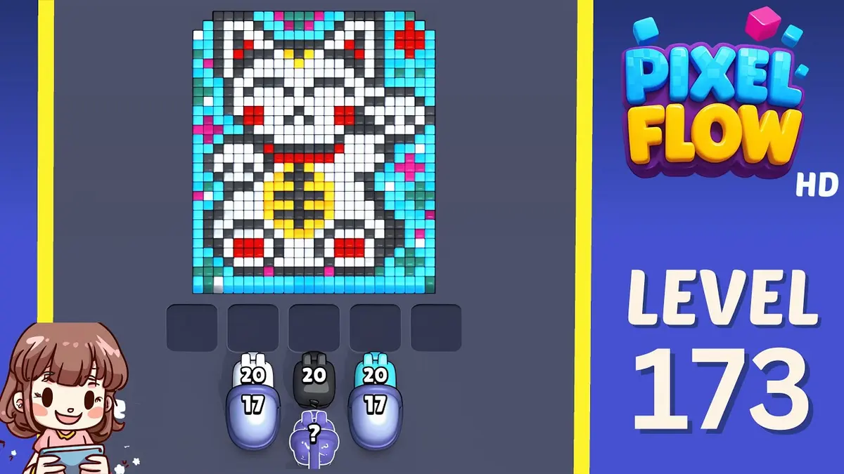 Pixel Flow Level 173 board preview