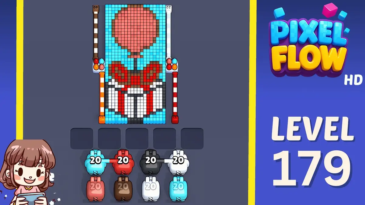 Pixel Flow Level 179 board preview