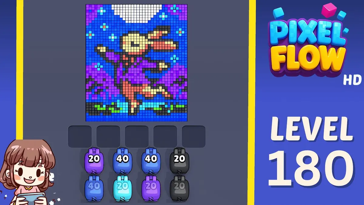Pixel Flow Level 180 board preview