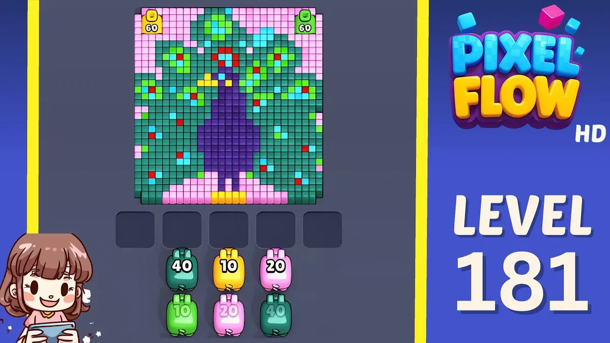 Pixel Flow Level 181 board preview