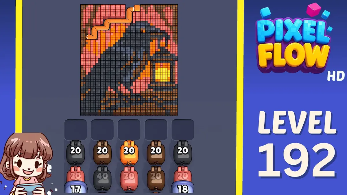 Pixel Flow Level 192 board preview