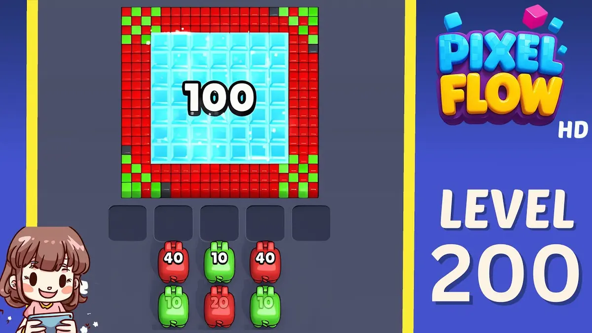 Pixel Flow Level 200 board preview