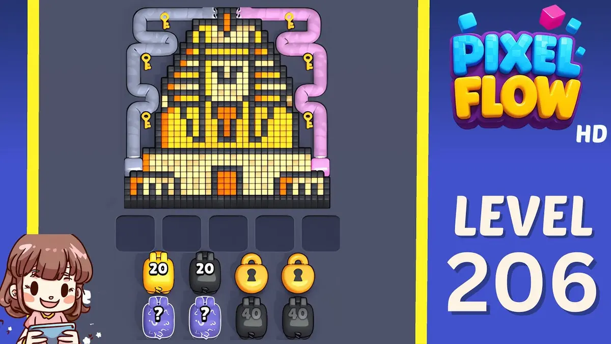 Pixel Flow Level 206 board preview
