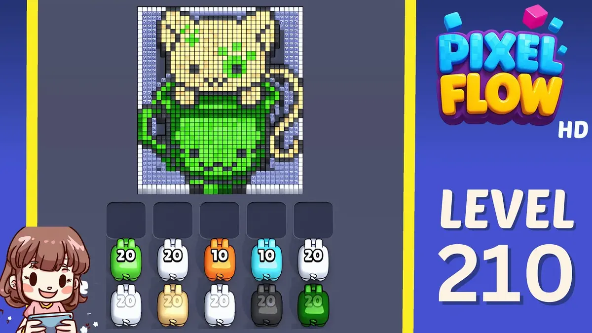Pixel Flow Level 210 board preview