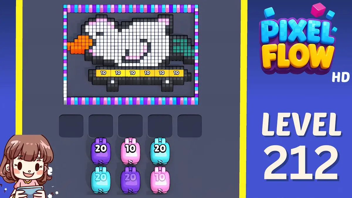 Pixel Flow Level 212 board preview