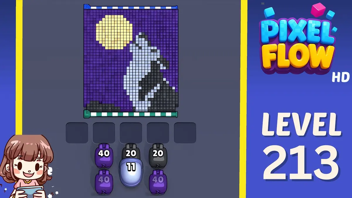 Pixel Flow Level 213 board preview