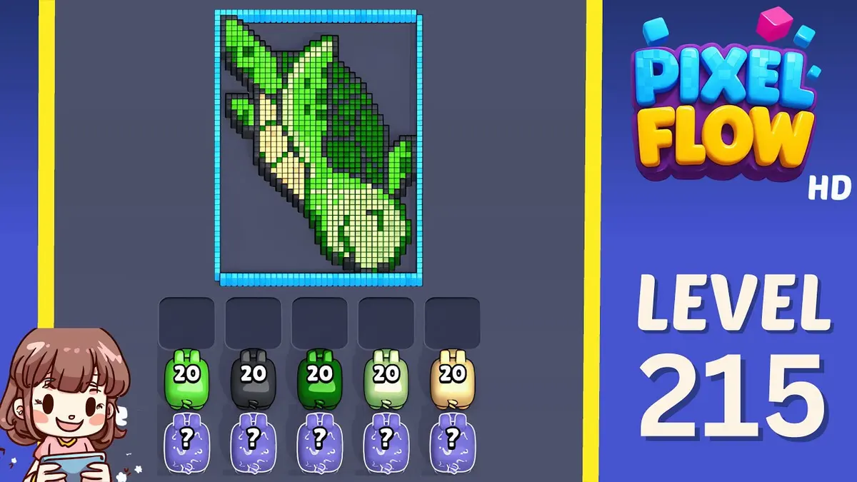 Pixel Flow Level 215 board preview