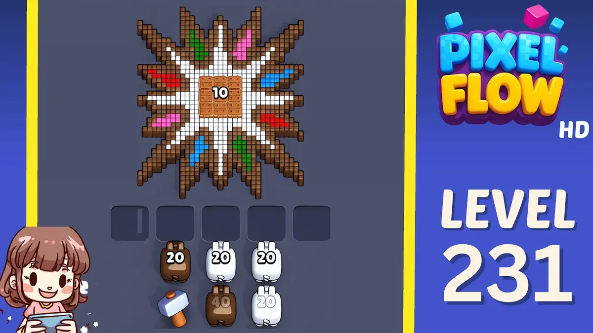 Pixel Flow Level 231 board preview