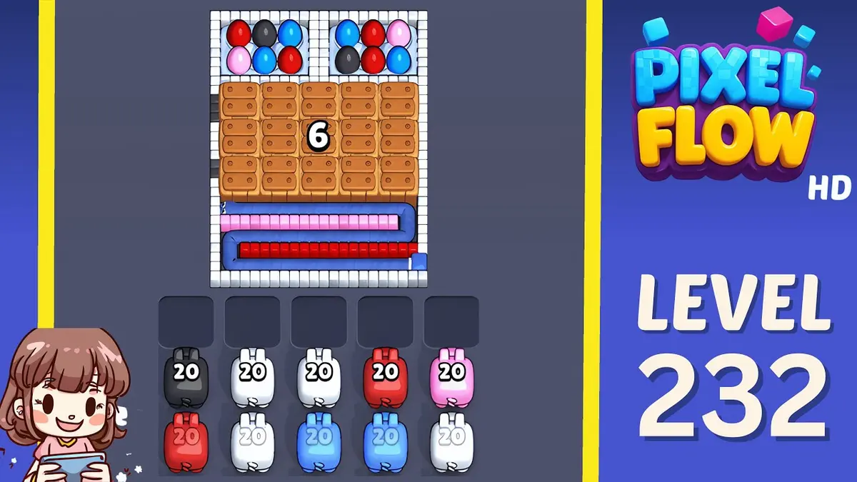 Pixel Flow Level 232 board preview