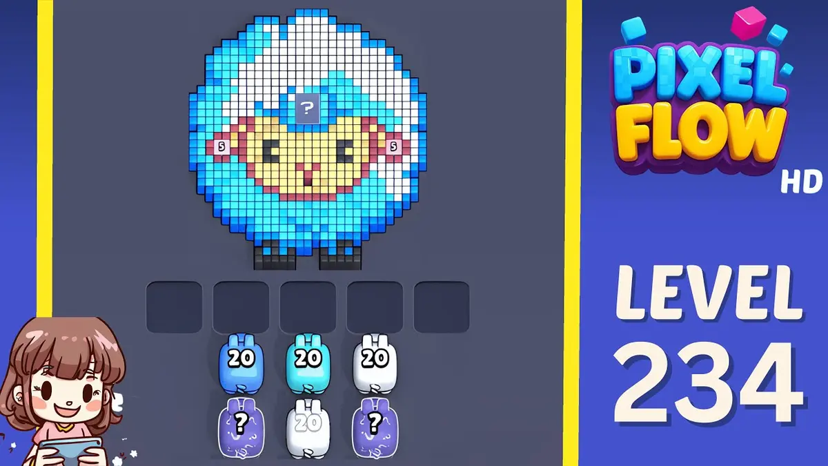 Pixel Flow Level 234 board preview