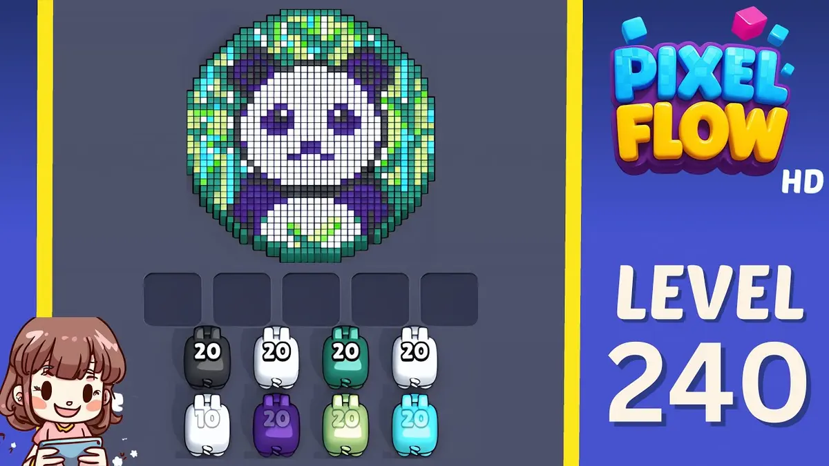 Pixel Flow Level 240 board preview
