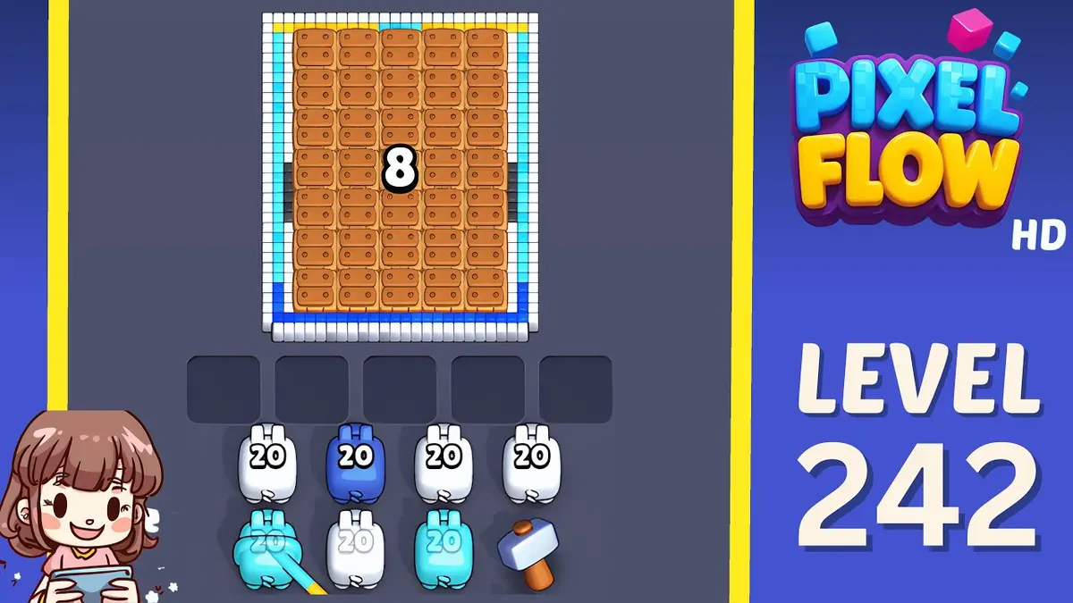 Pixel Flow Level 242 board preview