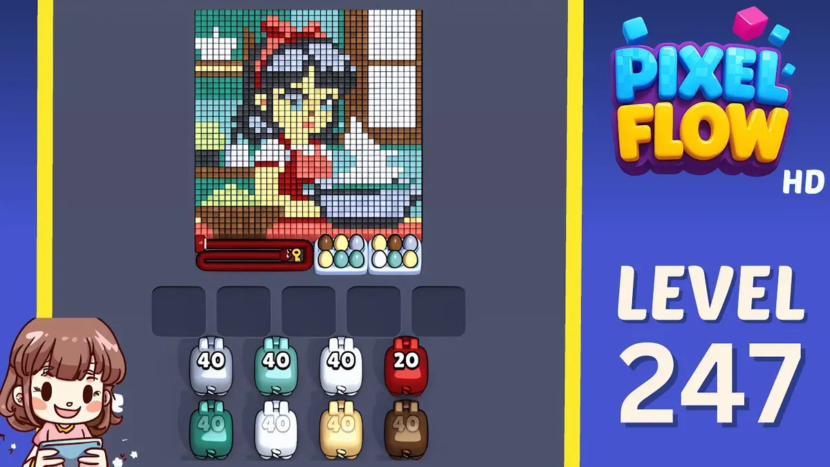 Pixel Flow Level 247 board preview
