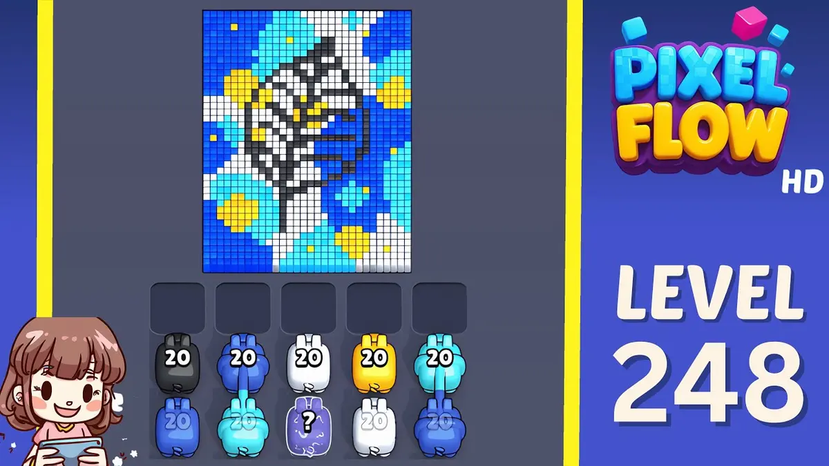 Pixel Flow Level 248 board preview