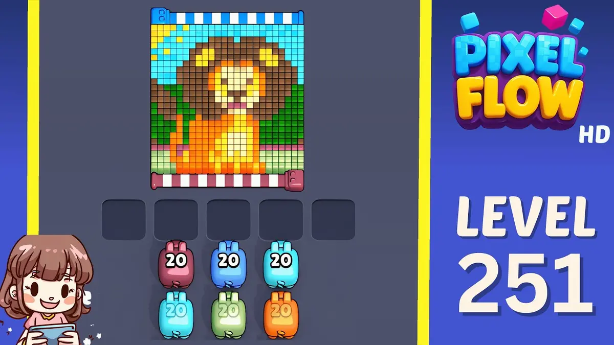 Pixel Flow Level 251 board preview