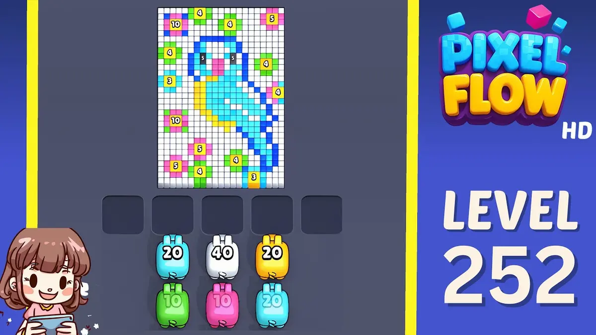 Pixel Flow Level 252 board preview