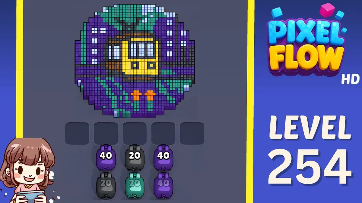 Pixel Flow Level 254 board preview