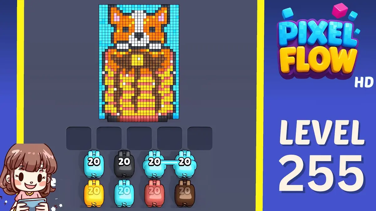 Pixel Flow Level 255 board preview