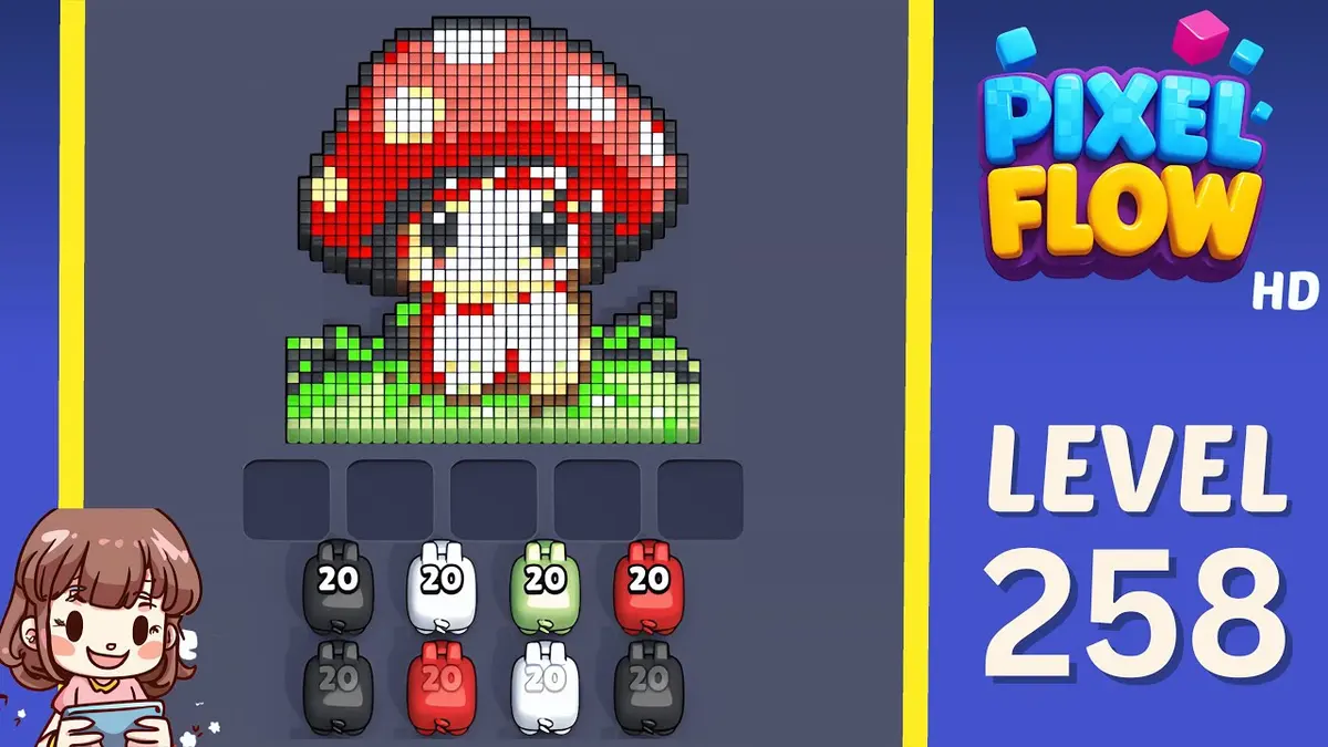 Pixel Flow Level 258 board preview