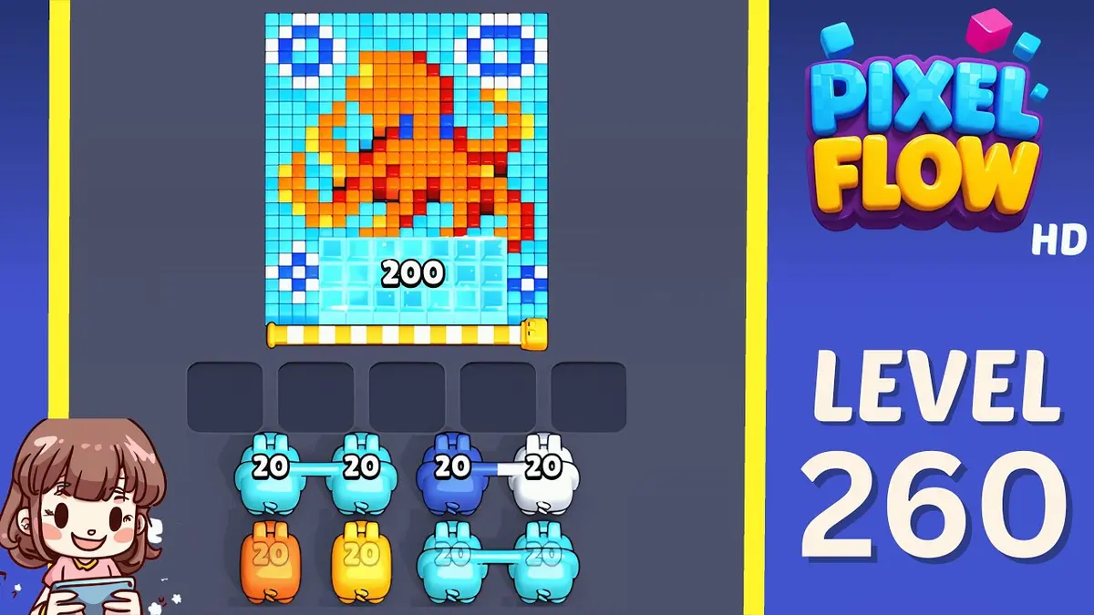 Pixel Flow Level 260 board preview