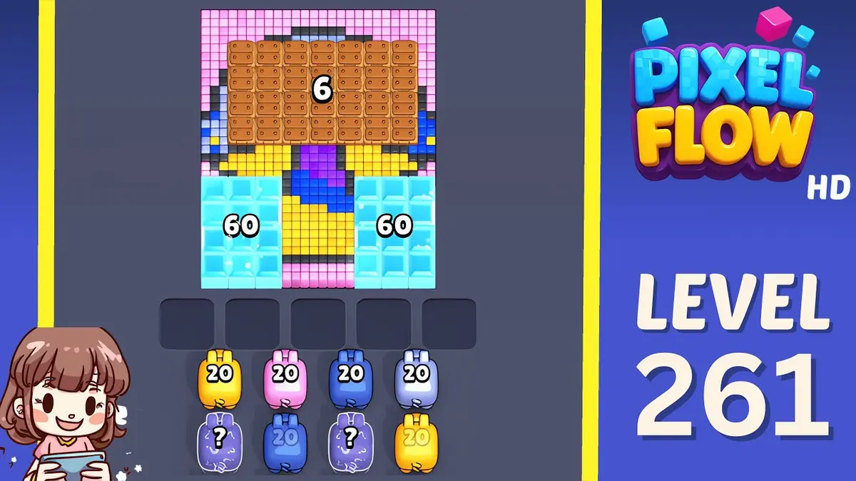 Pixel Flow Level 261 board preview